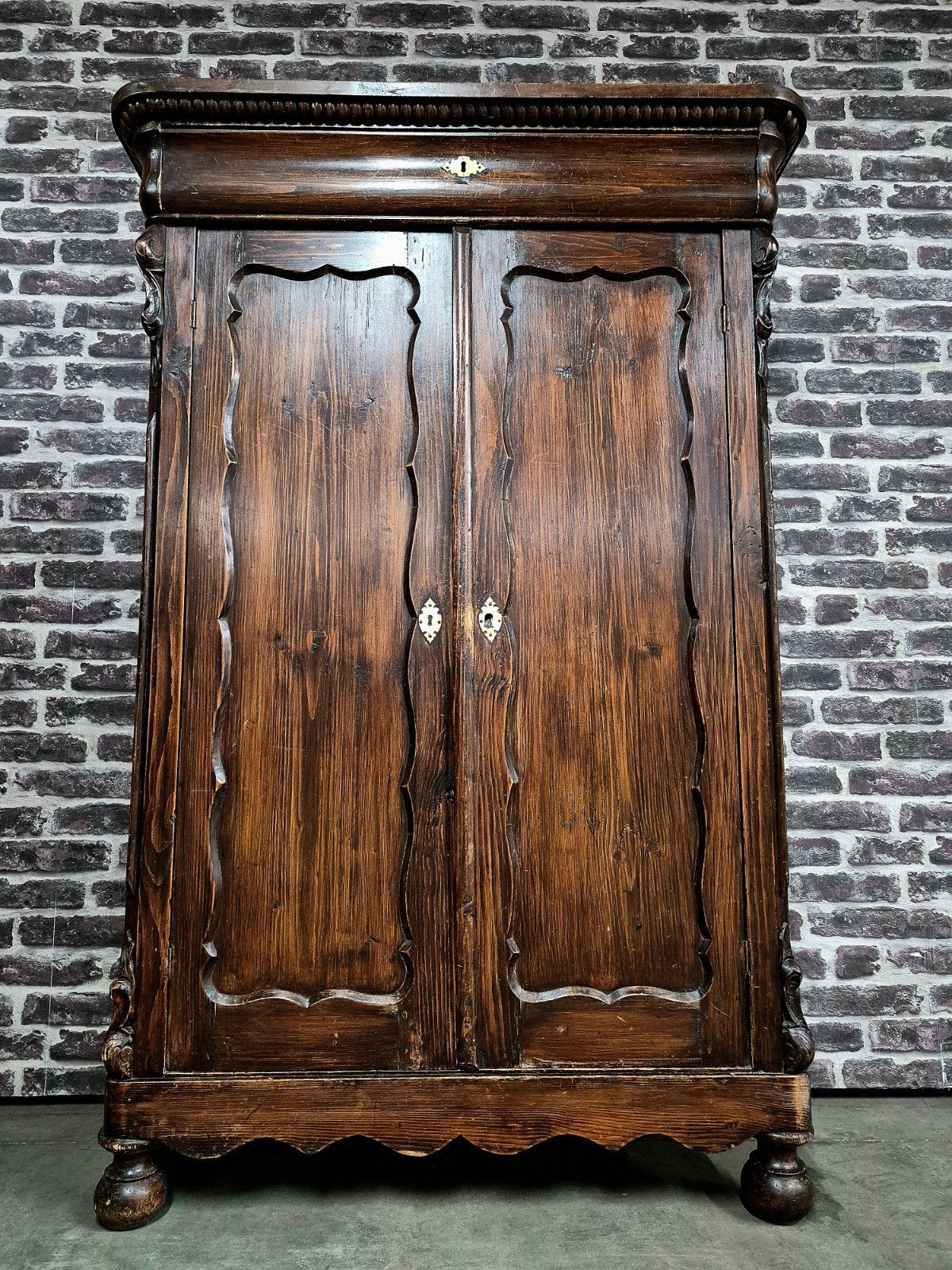 Oude Biedermeier Meidenkast / Linnenkast, Ophalen