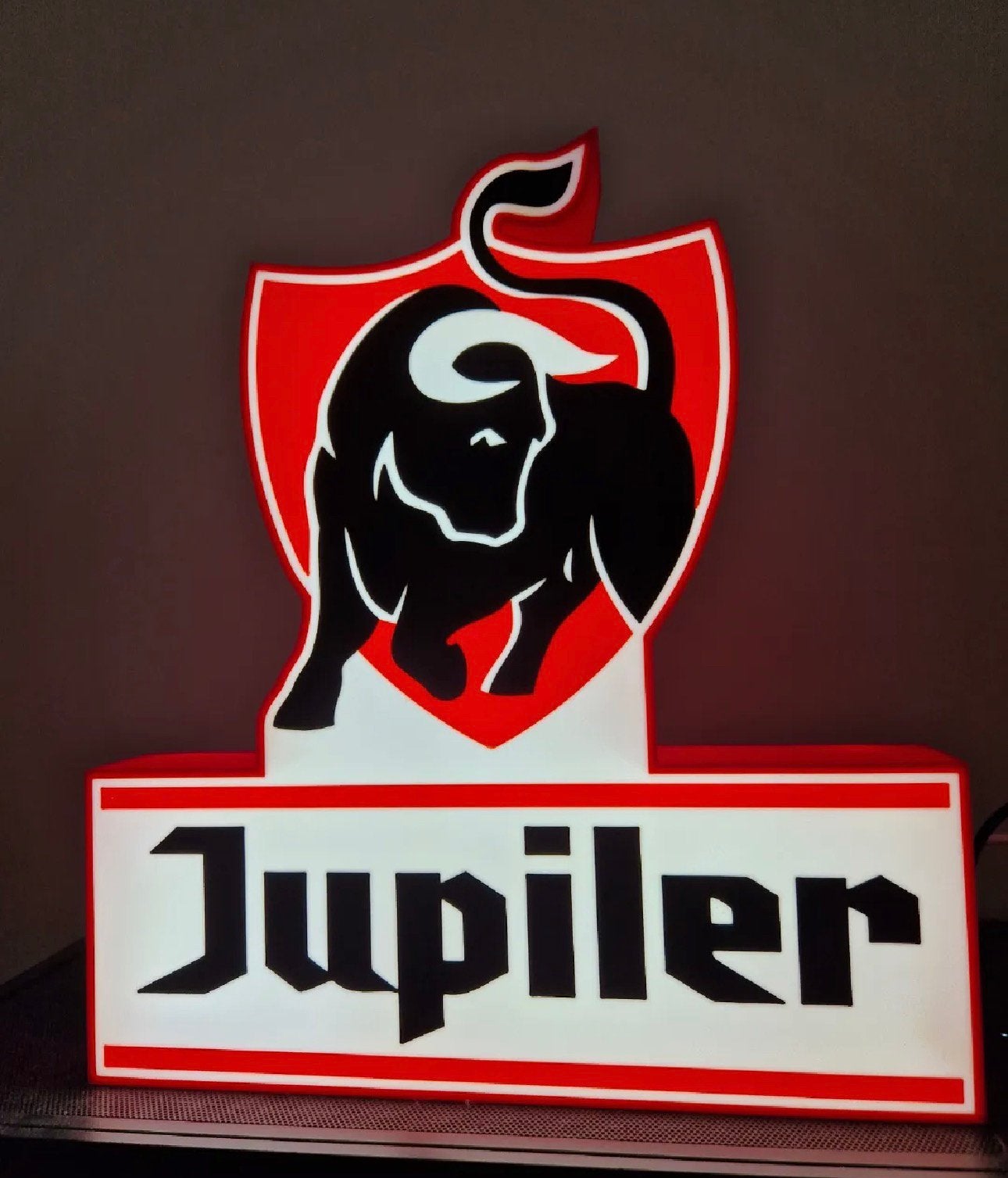 Jupiler Lichtbak Nieuw 26 x 24 cm, Verzenden, Nieuw, Reclamebord