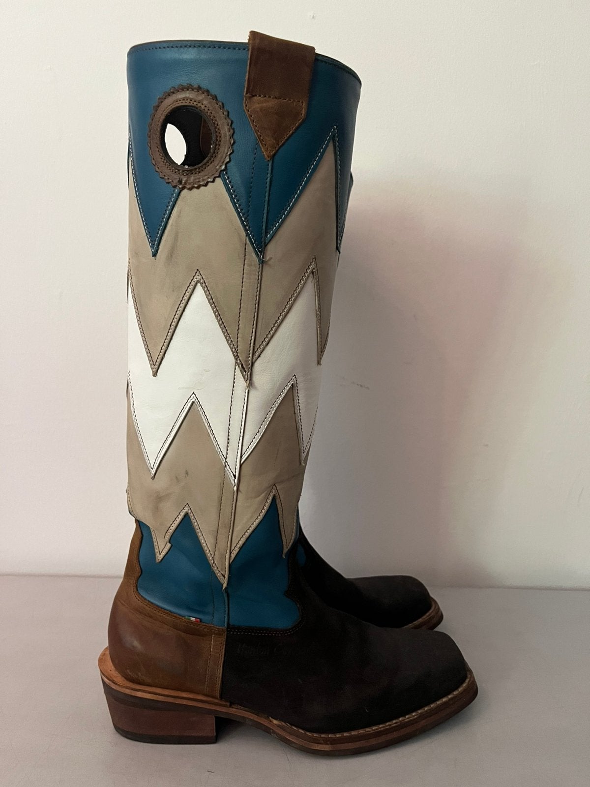 Hanton Cavalier western riding boots 39, Hoge laarzen, Bruin, Ophalen of Verzenden, Zo goed als nieuw