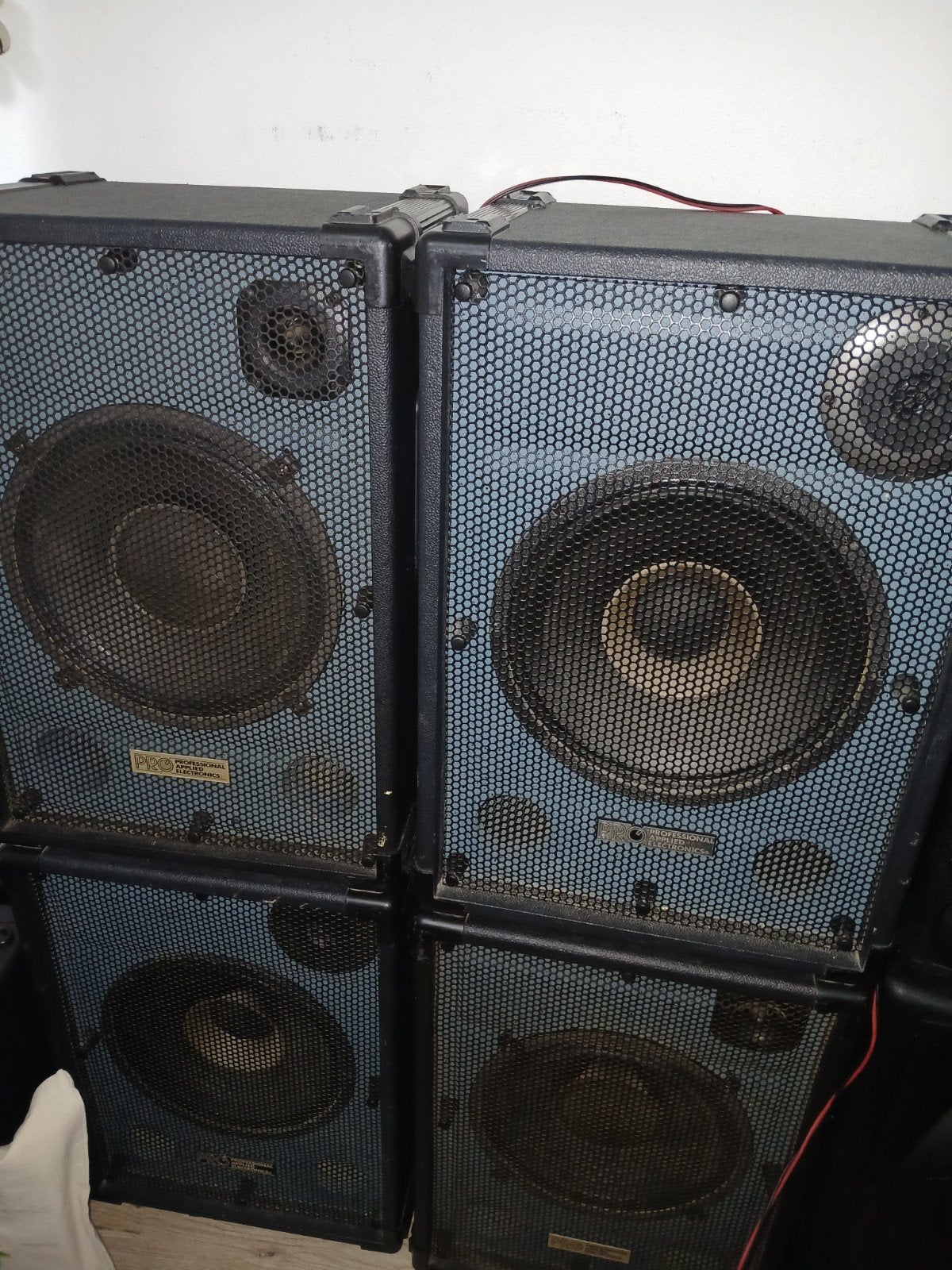 Complete Geluidsinstallatie: 4 Speakers, Mixer, Microfoons, Audio, Tv en Foto, Overige merken, Gebruikt, Speakerset, Ophalen of Verzenden