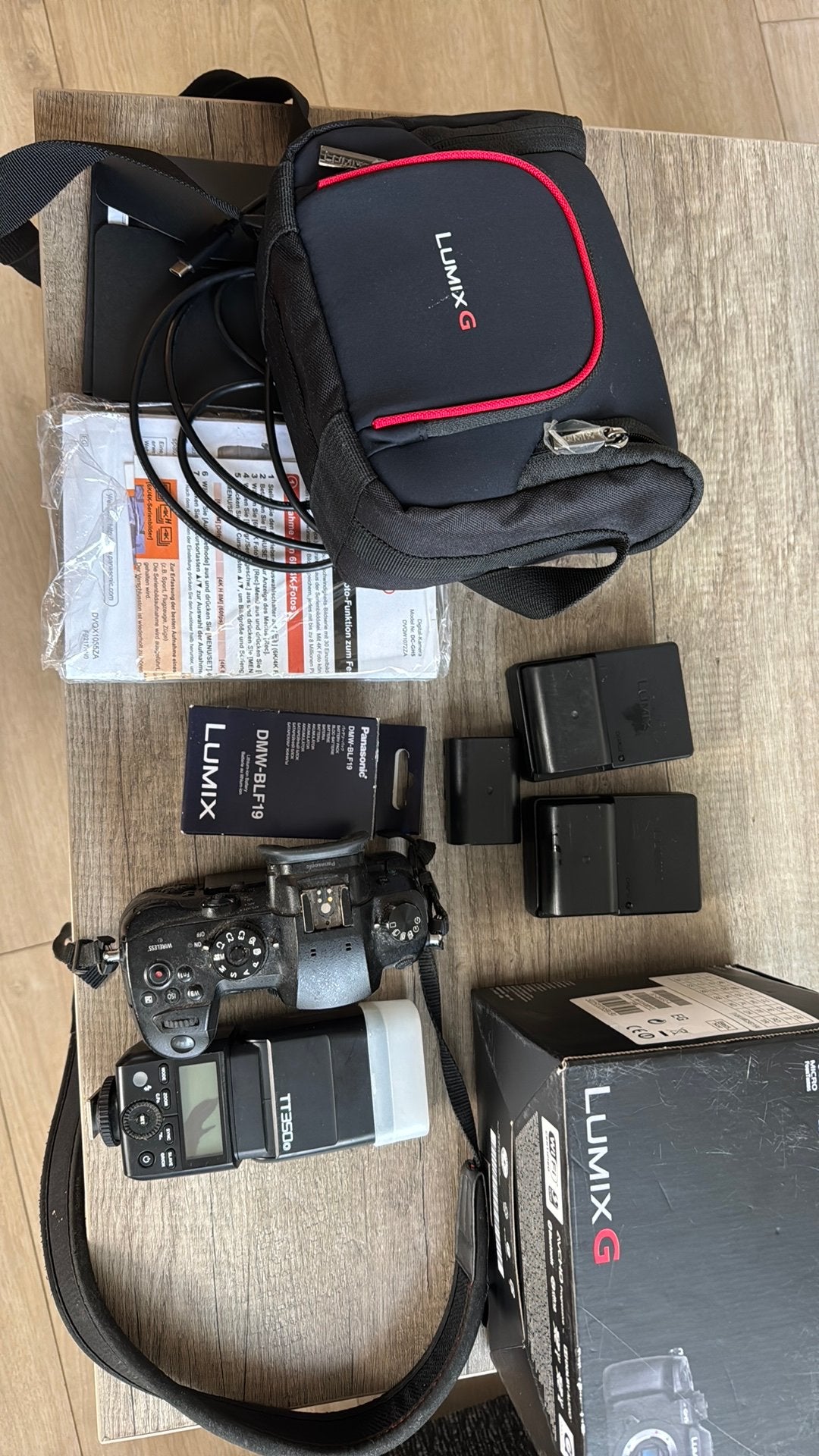 Lumix GH5 / godox TT350 flits, beide scherm defect., Ophalen of Verzenden, Zo goed als nieuw, Overige Merken, Geen optische zoom