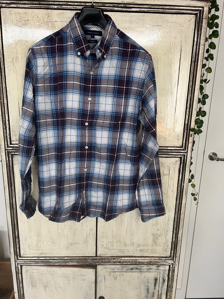 Tommy hilfiger blouse overhemd houthakkers m, Overige kleuren, Zo goed als nieuw, Schipluidenlaan 20 5035KJ Tilburg, Merkfreak