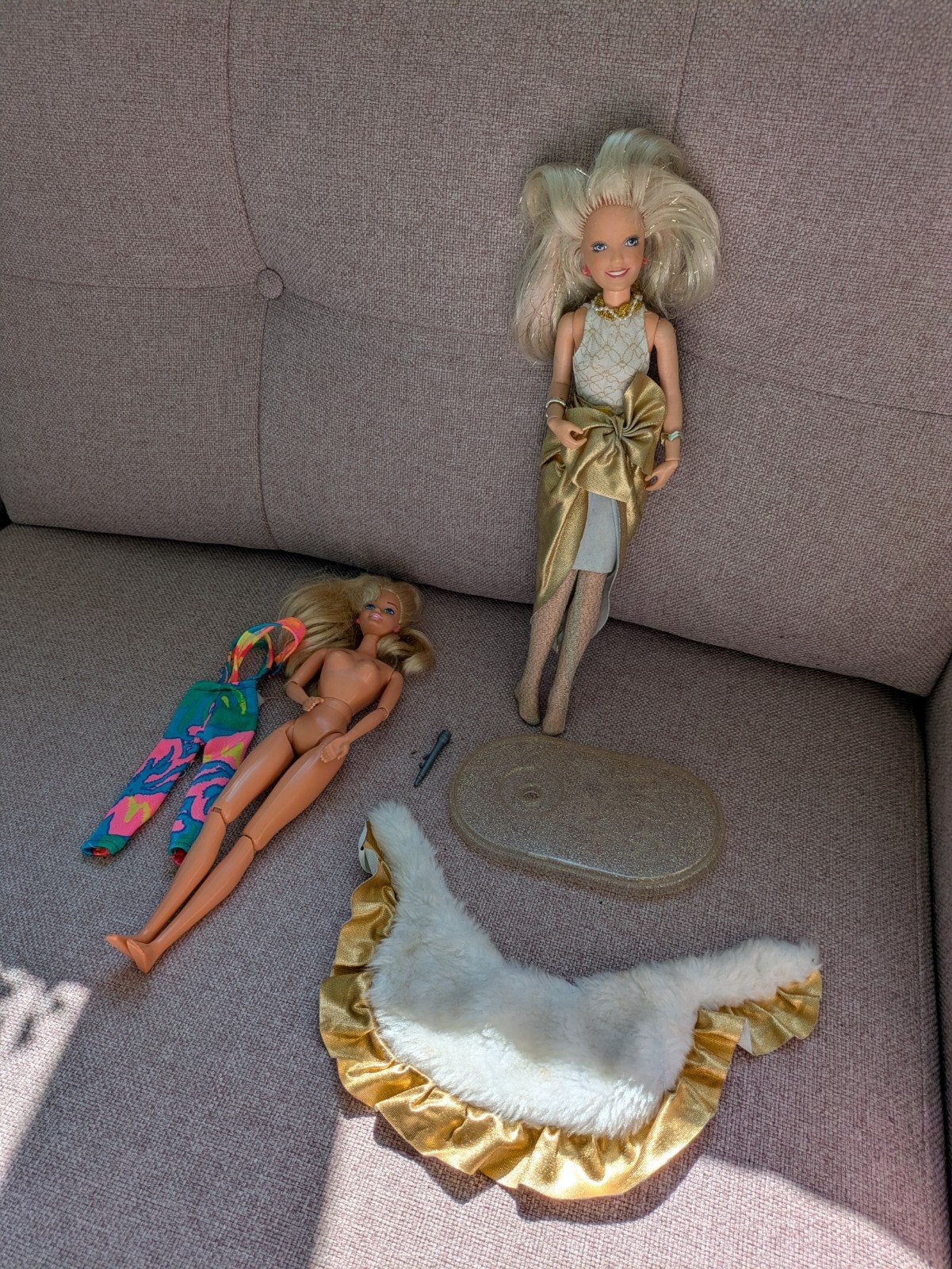 1986 glitter and gold jem pop., Ophalen of Verzenden, Pop