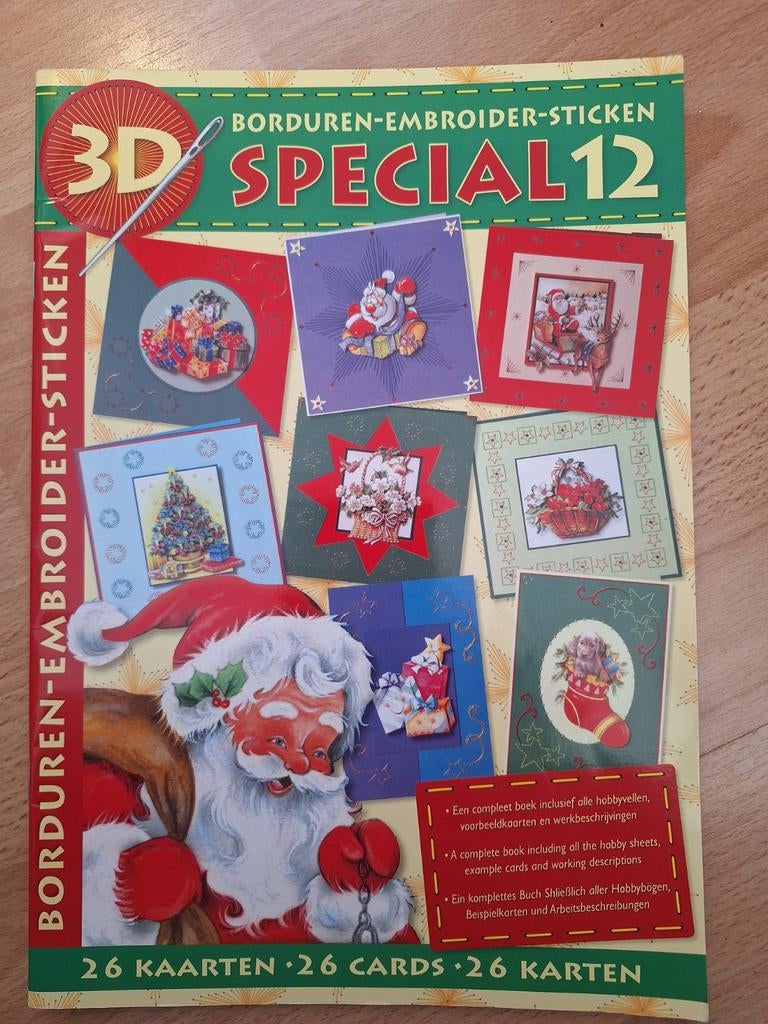 3d Borduren  special 12, Hobby en Vrije tijd, Kaarten | Zelf maken, Ophalen of Verzenden, Overige thema's