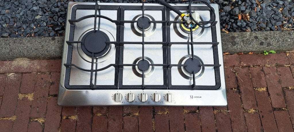 Boretti M Systeem inbouw Gaskookplaat, Nieuw, Ophalen of Verzenden, Inbouw, Gas