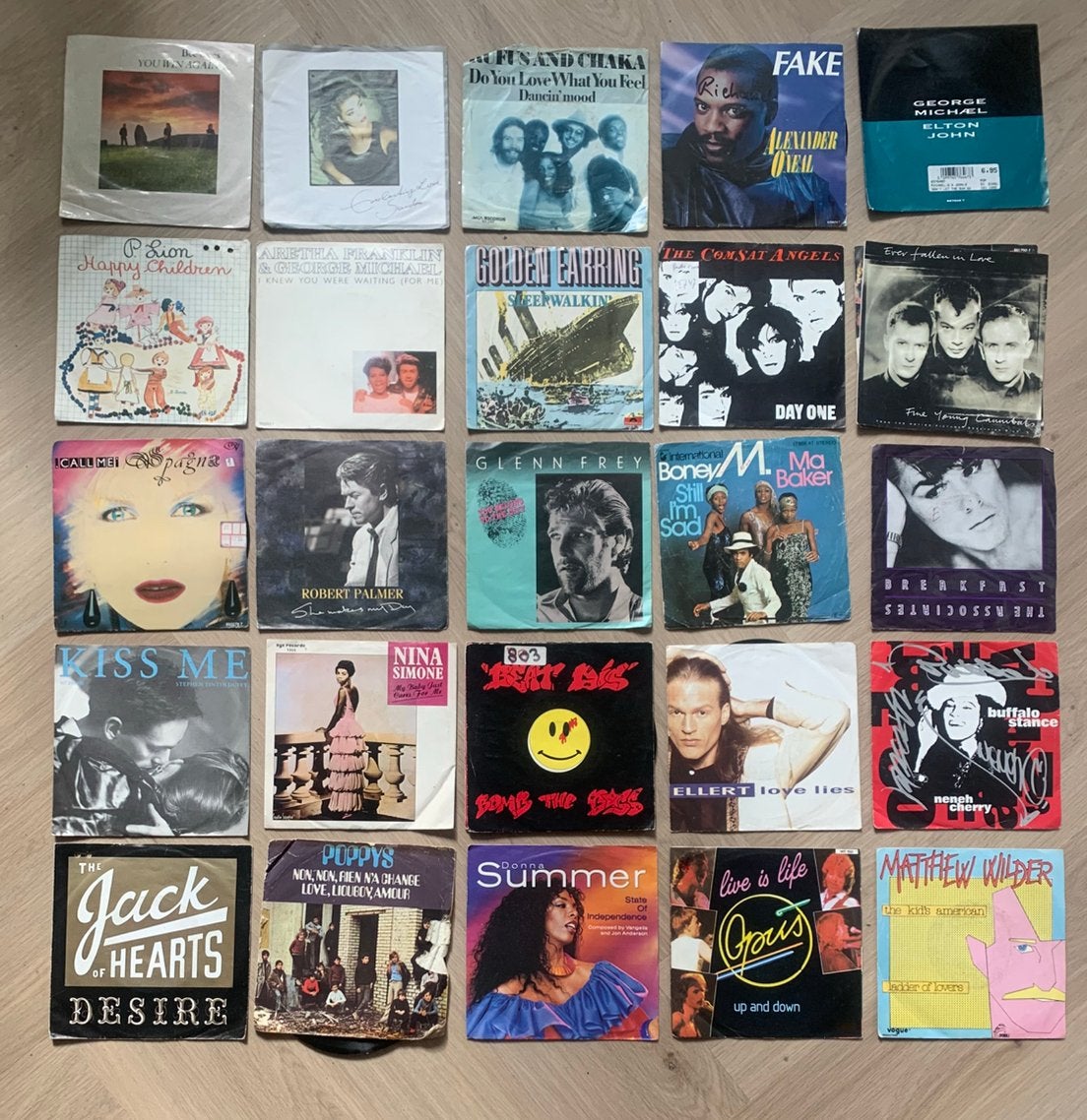 Singles 25 mn jaren 80s, mogen ook per stuk, Ophalen of Verzenden, Gebruikt, 7 inch, Pop