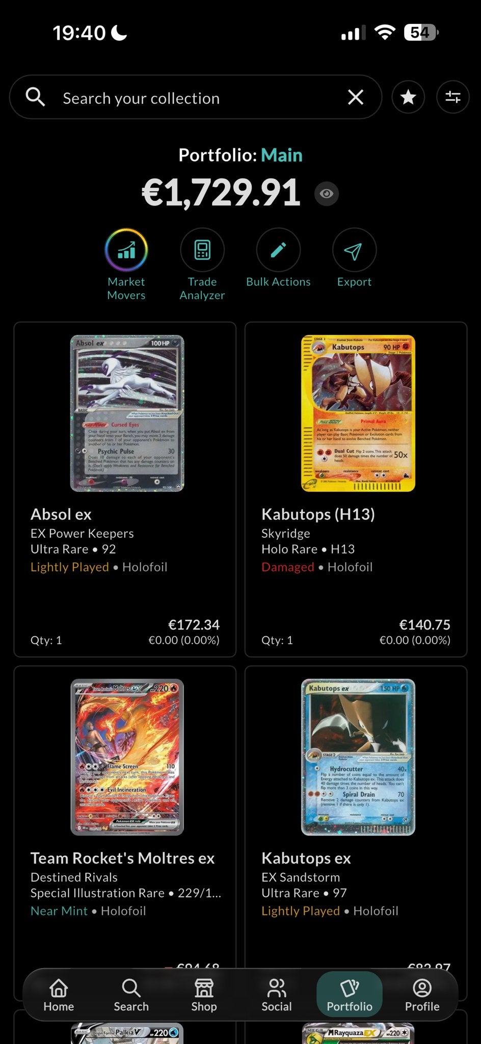 Grote collectie Pokémon kaarten - V, VMAX, GX, EX, Full Art, Ophalen of Verzenden, Zo goed als nieuw, Meerdere kaarten