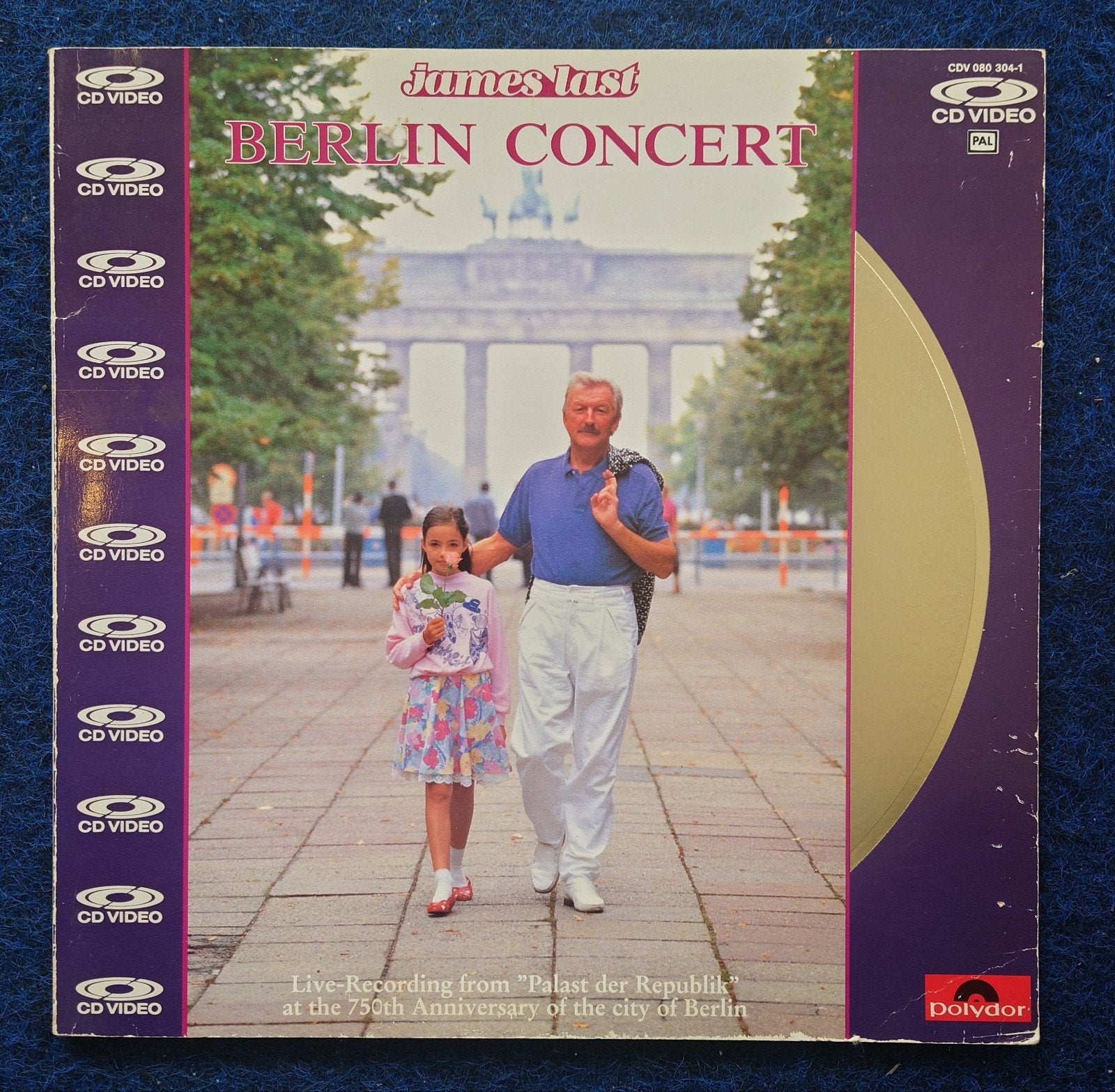 James Last 'Berlin Concert' op Laserdisc, Ophalen of Verzenden, Zo goed als nieuw, Muziek en Concerten, Overige formaten