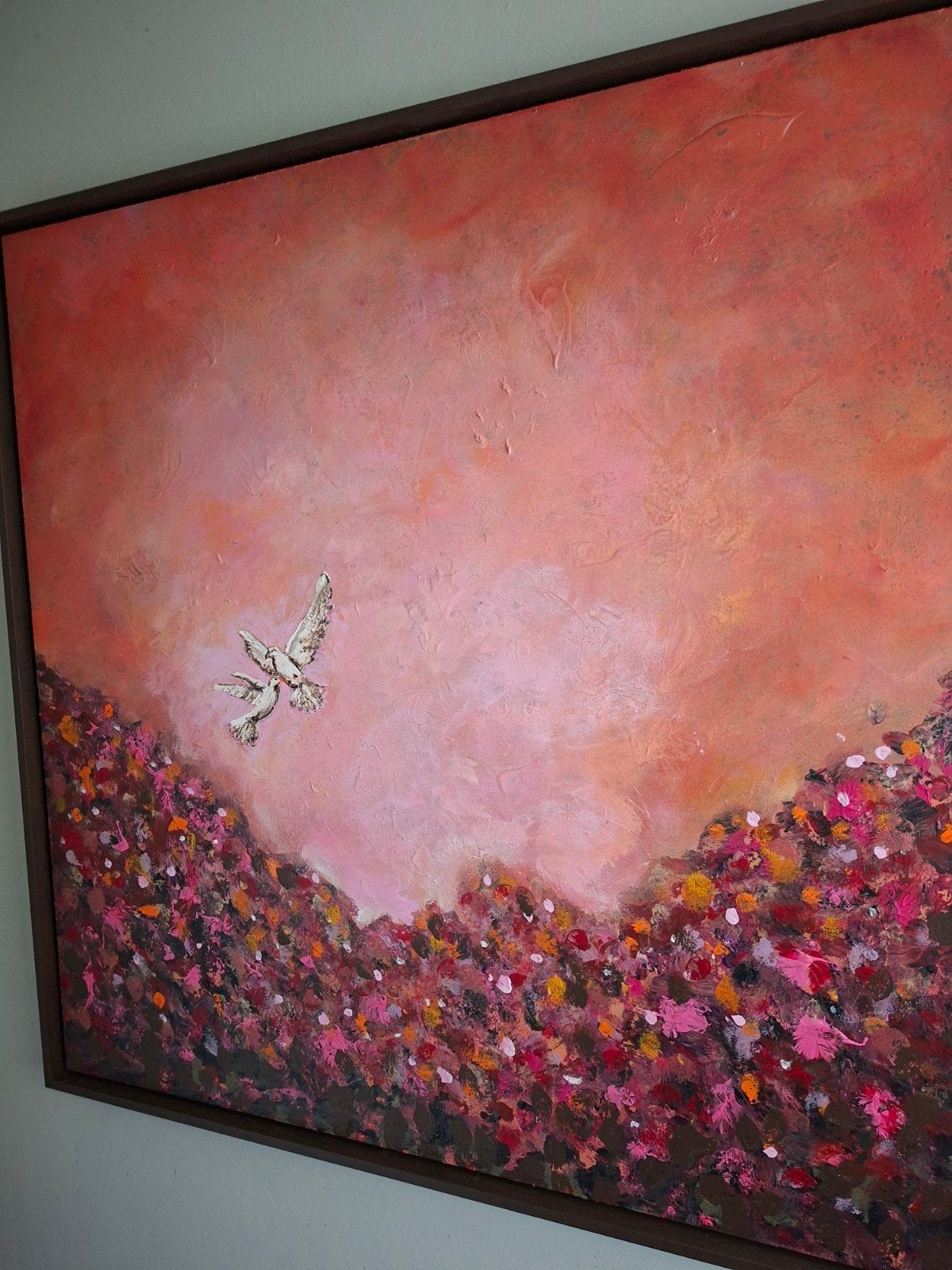 see the birds painting, Ophalen of Verzenden