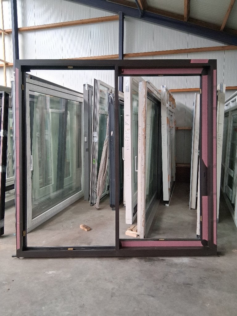 Nieuw aluminium schuifpui bezorgen factuur mogelijk, 225 cm of meer, Aluminium, Ophalen of Verzenden, Zo goed als nieuw
