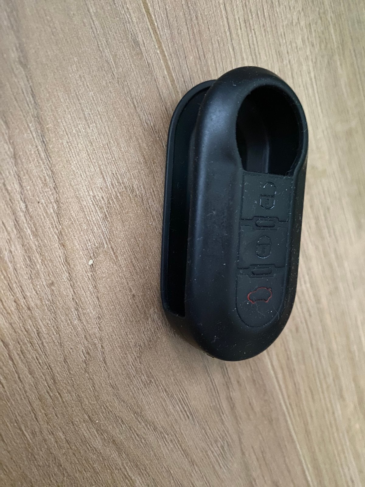 Sleutel hoes sleutelhoes rubber zwart voor Fiat, Ophalen of Verzenden