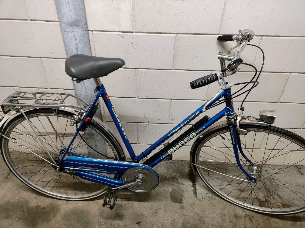 Burco Amsterdam damesfiets, Gebruikt, Velgrem, Versnellingen, 56 cm of meer