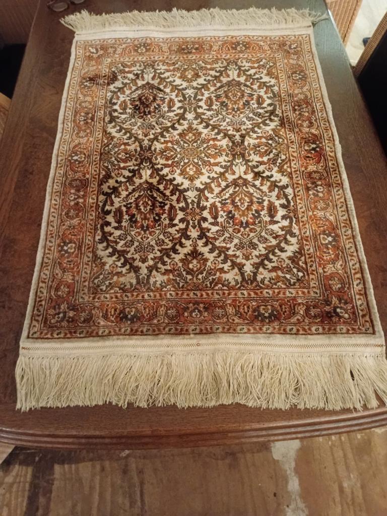 Vintage Perzisch tapijtje - Handgeknoopt, Huis en Inrichting, Stoffering | Tapijten en Kleden, Ophalen, Minder dan 50 cm, Gebruikt