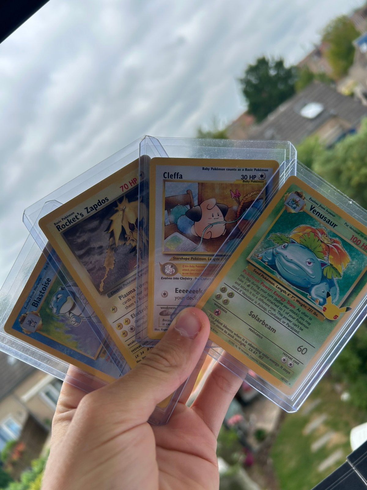 Pokémon Celebrations Blastoise Venusaur Zapdos Cleffa, Hobby en Vrije tijd, Verzamelkaartspellen | Pokémon, Verzenden, Nieuw, Meerdere kaarten
