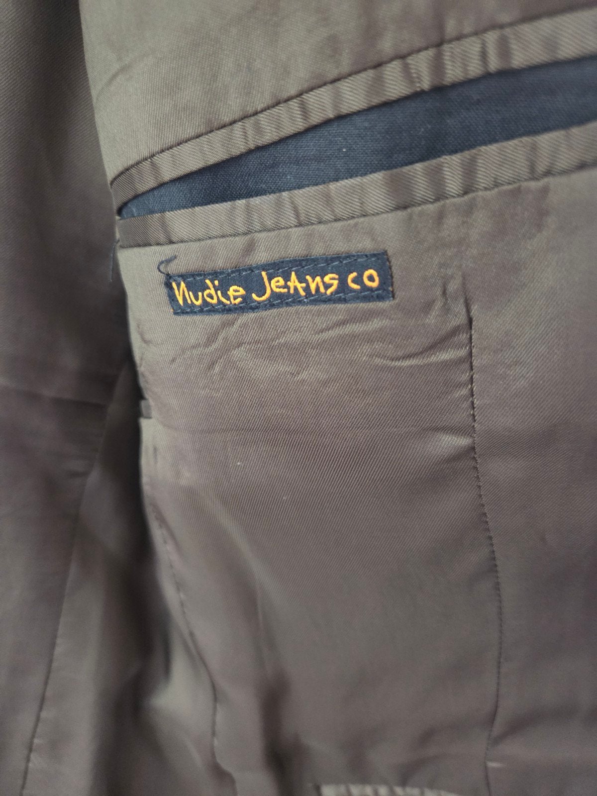 Nudie jeans colbert M zgan, Nudie Jeans, Ophalen of Verzenden, Zo goed als nieuw, Maat 48/50 (M)