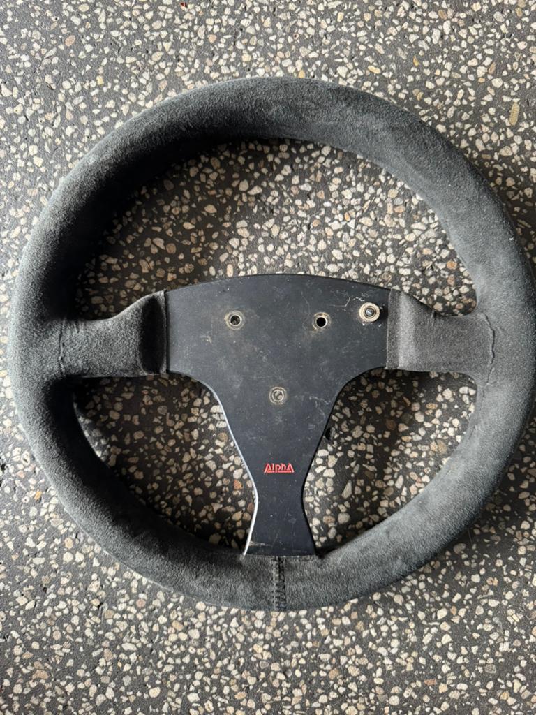 Alpha alcantara racestuur, Auto diversen, Ophalen of Verzenden