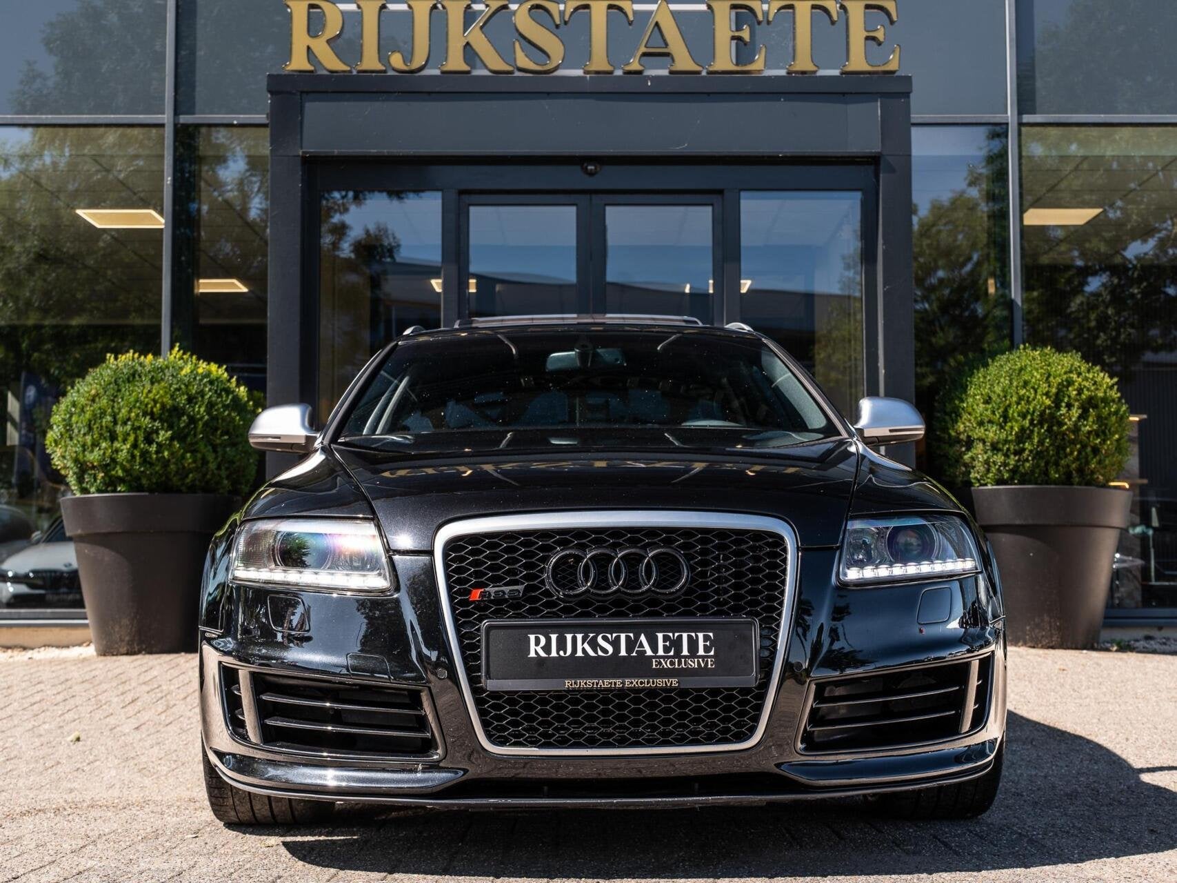 Audi RS6 Avant 5.0 TFSI Quattro|PANO|BOSE|MEMORY|KERAMISCH, Automaat, 579 pk, Gebruikt, Zwart