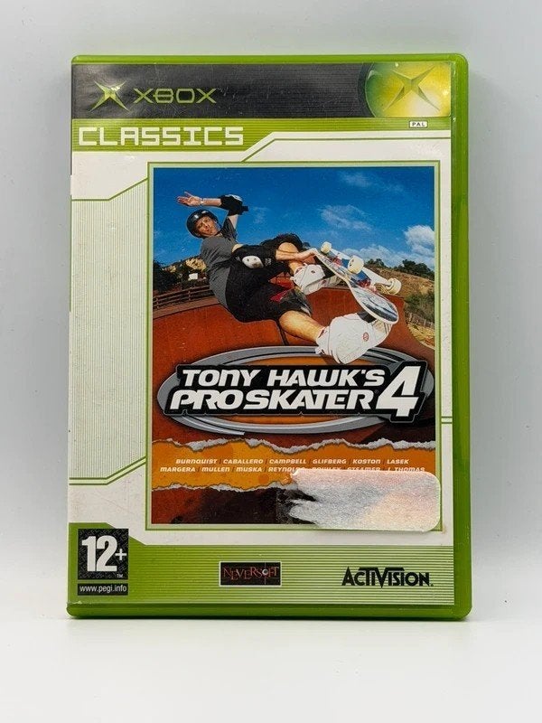 Tony Hawks Pro Skater 4 Xbox Original, Microsoft, Microsoft, Microsoft, 1 speler