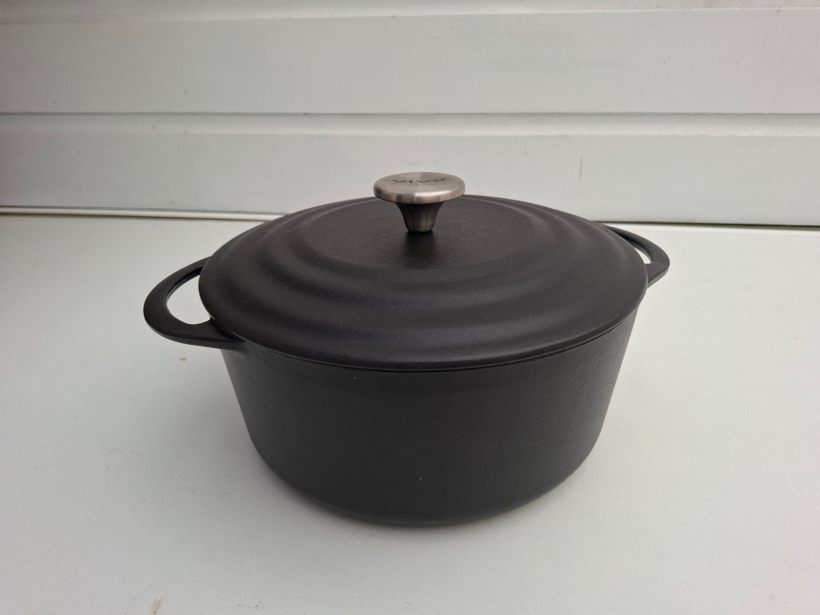 Gietijzeren Braadpan 24 cm - Vivo Villeroy & Boch Group, Huis en Inrichting, Gebruikt, Ophalen of Verzenden, Met deksel, Overige merken