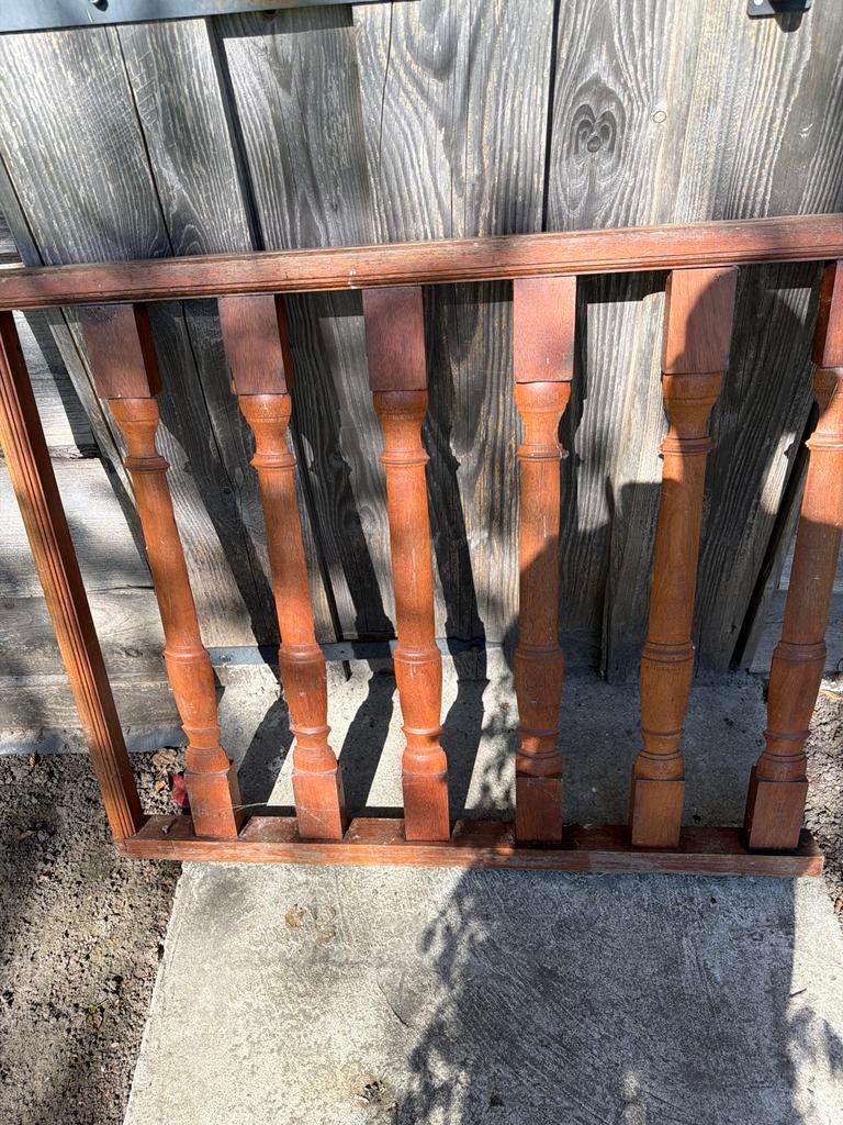 Houten balustrade / hekwerk deel, Ophalen, Zo goed als nieuw