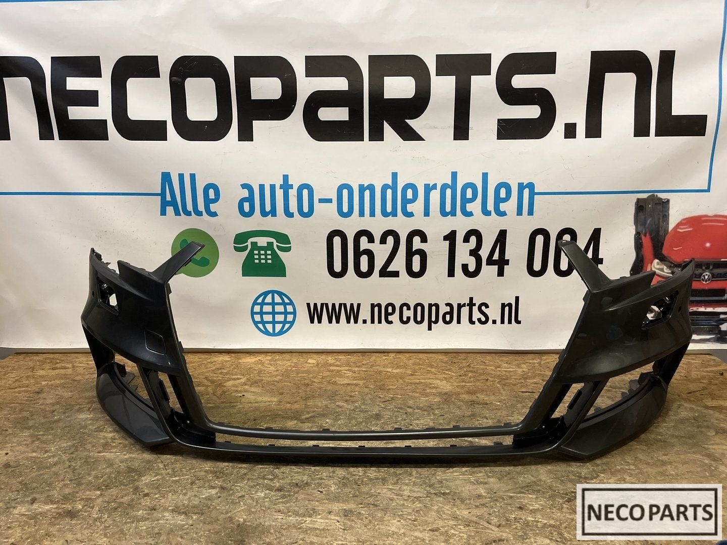 AUDI A3 S-LINE S3 VOORBUMPER BUMPER ORIGINEEL, Gebruikt, -, Voor, -