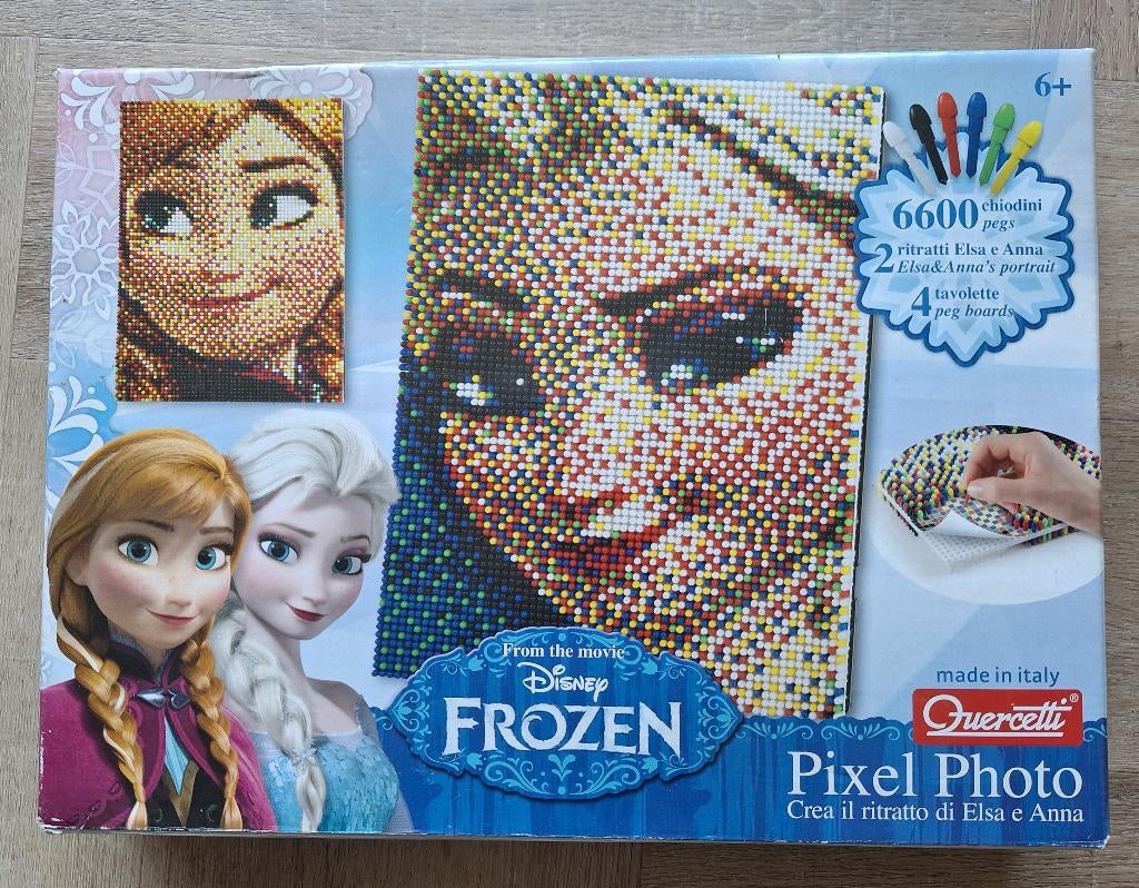Ministeck / pixel photo van Frozen Disney, Hobby en Vrije tijd, Ministeck, Ophalen of Verzenden, Zo goed als nieuw, Box-set