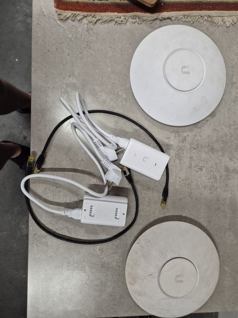 Ubiquiti UniFi UAP-AC-HD Access Points met PoE Injectors, Computers en Software, Accesspoints, Ophalen of Verzenden, Gebruikt