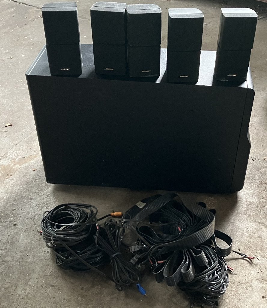 Bose Acoustimass 10 series met alle kabels, Gebruikt, Speakerset, Bose, Geschikt voor surround/home cinema