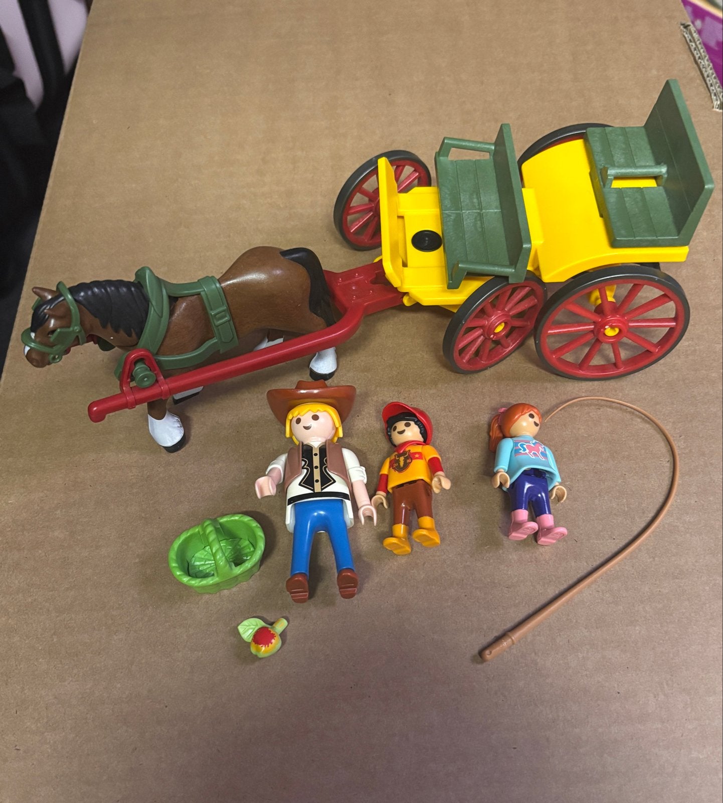 Playmobil Set 6932 Paard en Koets met Figuren, Ophalen, Zo goed als nieuw, Jongen of Meisje