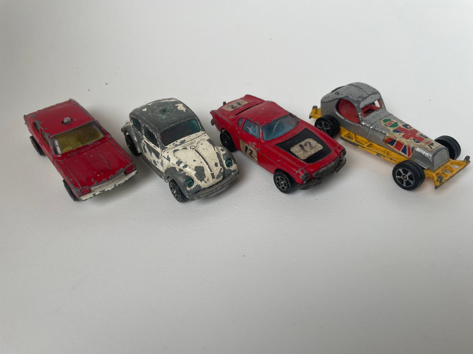 Lotje Corgi  Ford Capri VW 1300 kever Volvo P 1800 Stock car, Ophalen of Verzenden, Gebruikt, Auto, Corgi