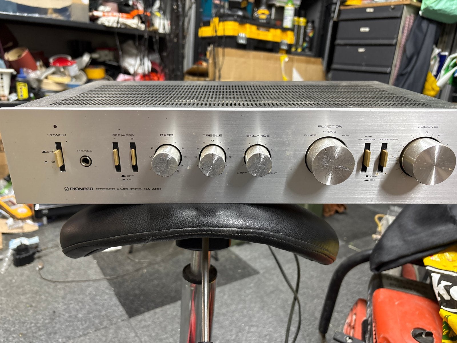 Pioneer SA-408 Stereo Versterker - Vintage Audio, Gebruikt, Ophalen of Verzenden, 60 tot 120 watt, Pioneer