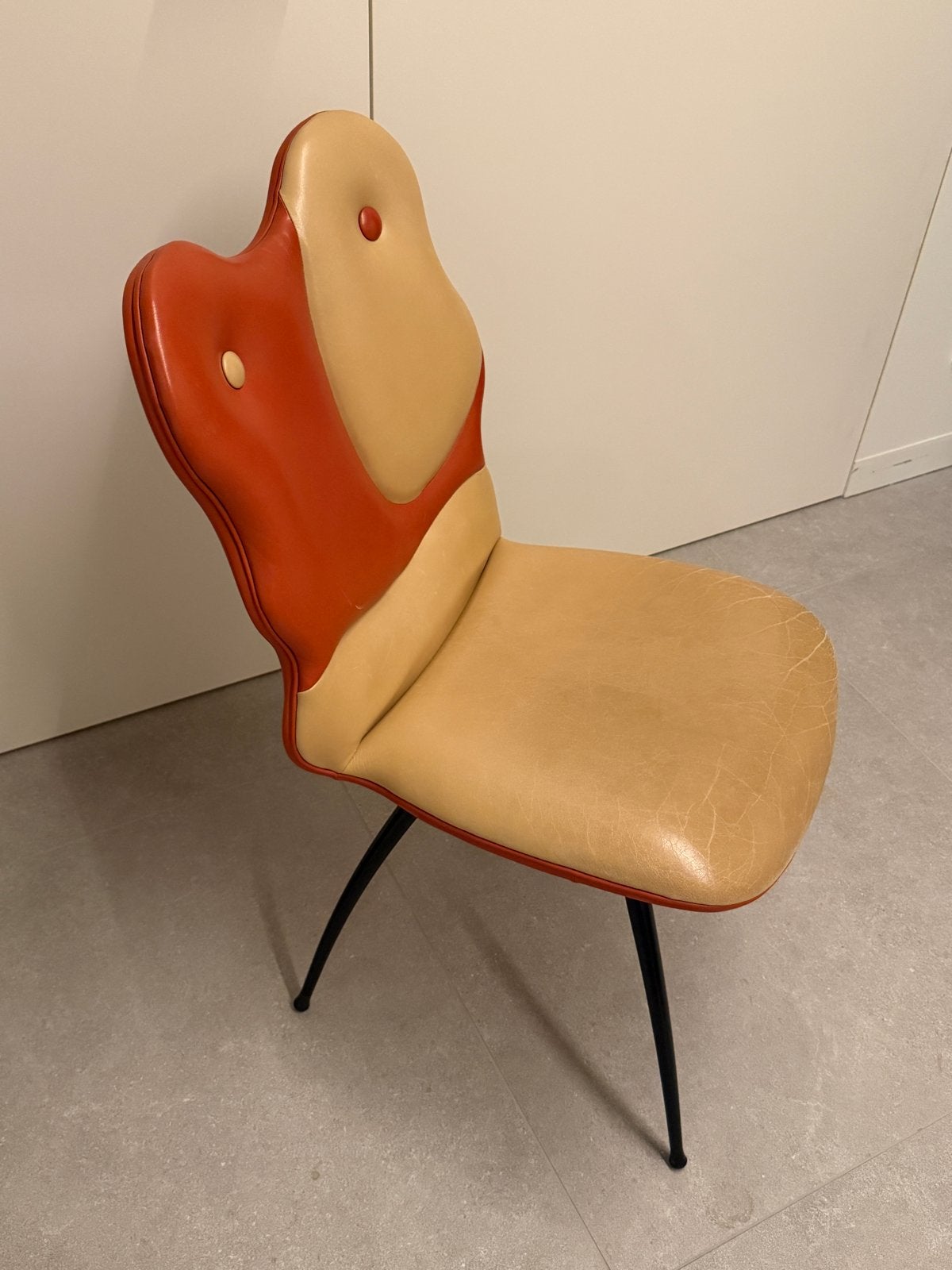 Leolux Antipode stoel - Design stoel, Ophalen, Gebruikt, Overige kleuren, Leer