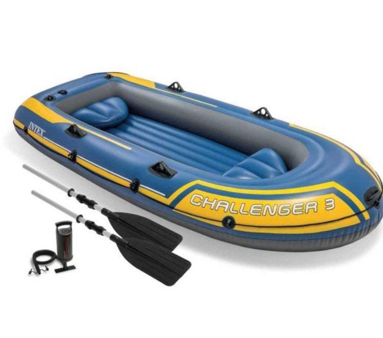 Intex opblaasbare boot (3 personen), Watersport en Boten, Kano's, Ophalen, Zo goed als nieuw, Twee personen, Overige typen