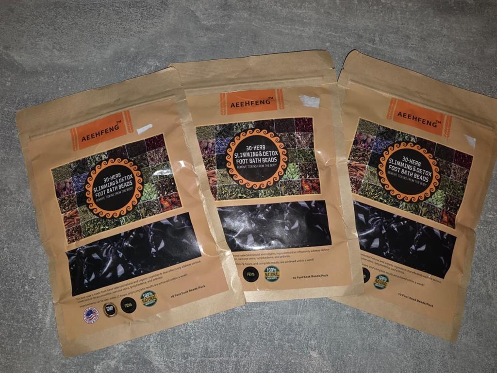 AEEHFENG Afslankende & Detox Voetbadparels (3-pack) nieuw, Sport en Fitness, Gezondheidsproducten en Wellness, Badproduct, AEEHFENG