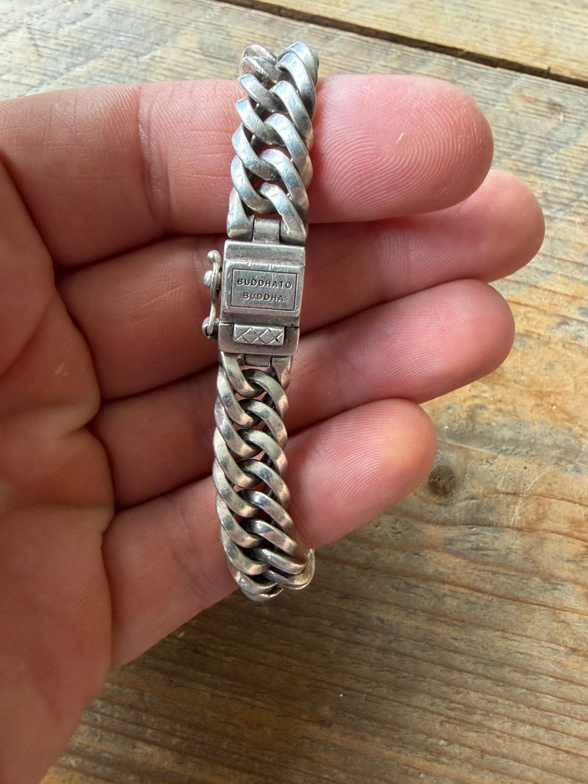 Buddha to buddha armband chain XS, 18 tot 19, Ophalen of Verzenden, Zo goed als nieuw, Dame of Heer