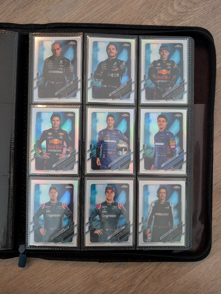 2021 topps chrome f1 base set refractor, Ophalen of Verzenden, Zo goed als nieuw, Plaatje