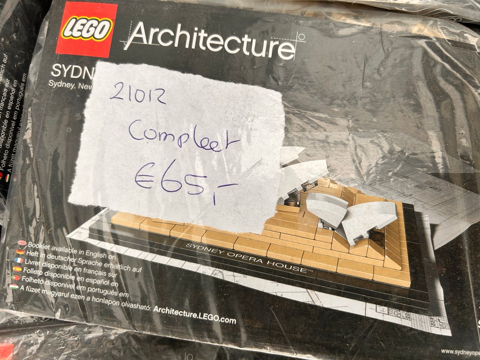 LEGO Architecture 21012 Sydney Opera House, Ophalen of Verzenden, Gebruikt, Overige merken