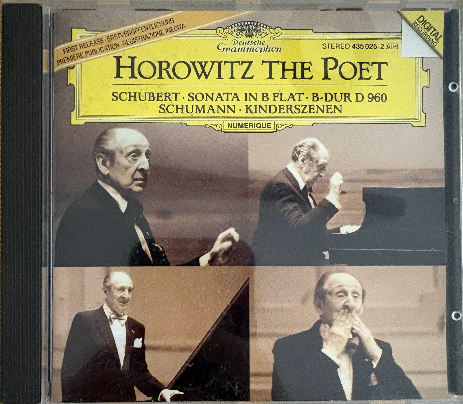 Horowitz The Poet: Schubert & Schumann - Klassieke CD, Gebruikt, Schubert, Ophalen of Verzenden, Romantiek