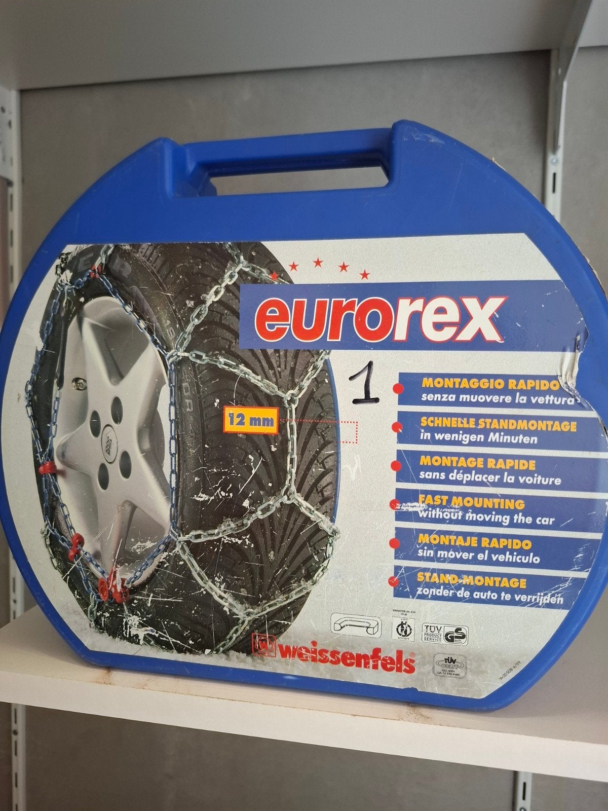 Sneeuwketting, Ophalen