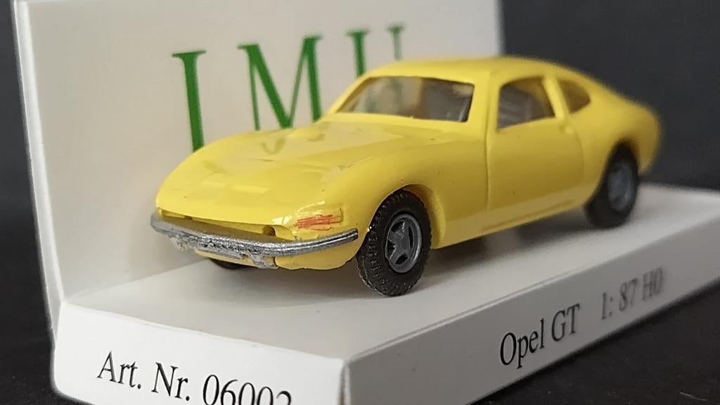 Opel GT 1:87 H0 Imu Pol, Hobby en Vrije tijd, Modelauto's | 1:87, Overige merken, Auto, Verzenden, .