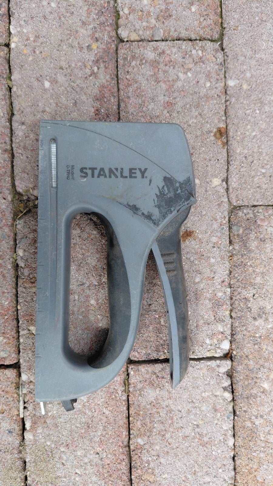 Stanley handnieter / tacker - nog in goede staat, Doe-het-zelf en Verbouw, Ophalen of Verzenden, Gebruikt, Stanley