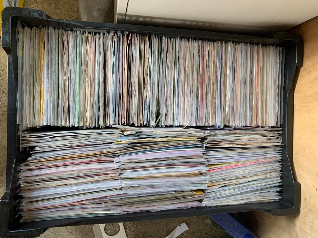Ruim 300 Engelstalige singletjes, Ophalen, Zo goed als nieuw, Pop