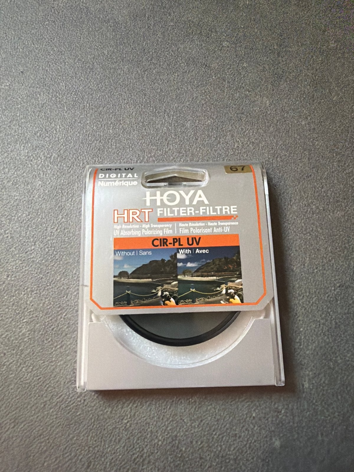 Nieuw Hoya CIR-PL UV filter 67mm, Polarisatiefilter, 60 tot 70 mm, Nieuw, Ophalen of Verzenden