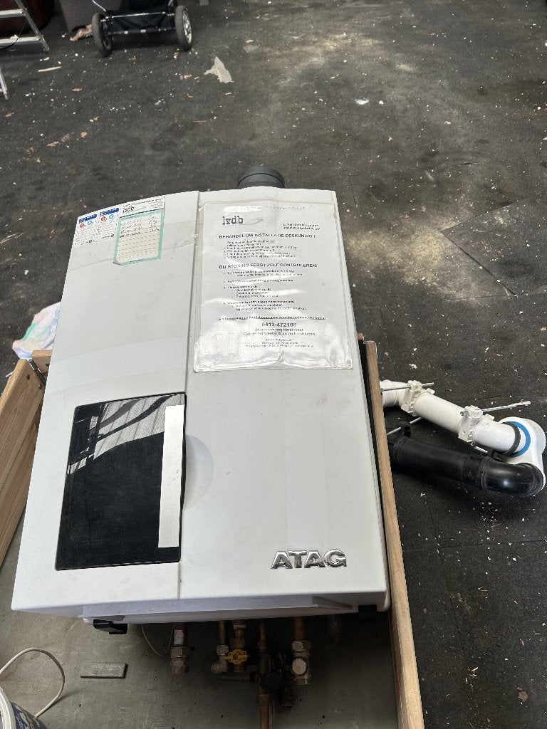 Gasketel ATAG E325EC, Ophalen, 30 tot 80 cm, Gebruikt, Hoog rendement (Hr)