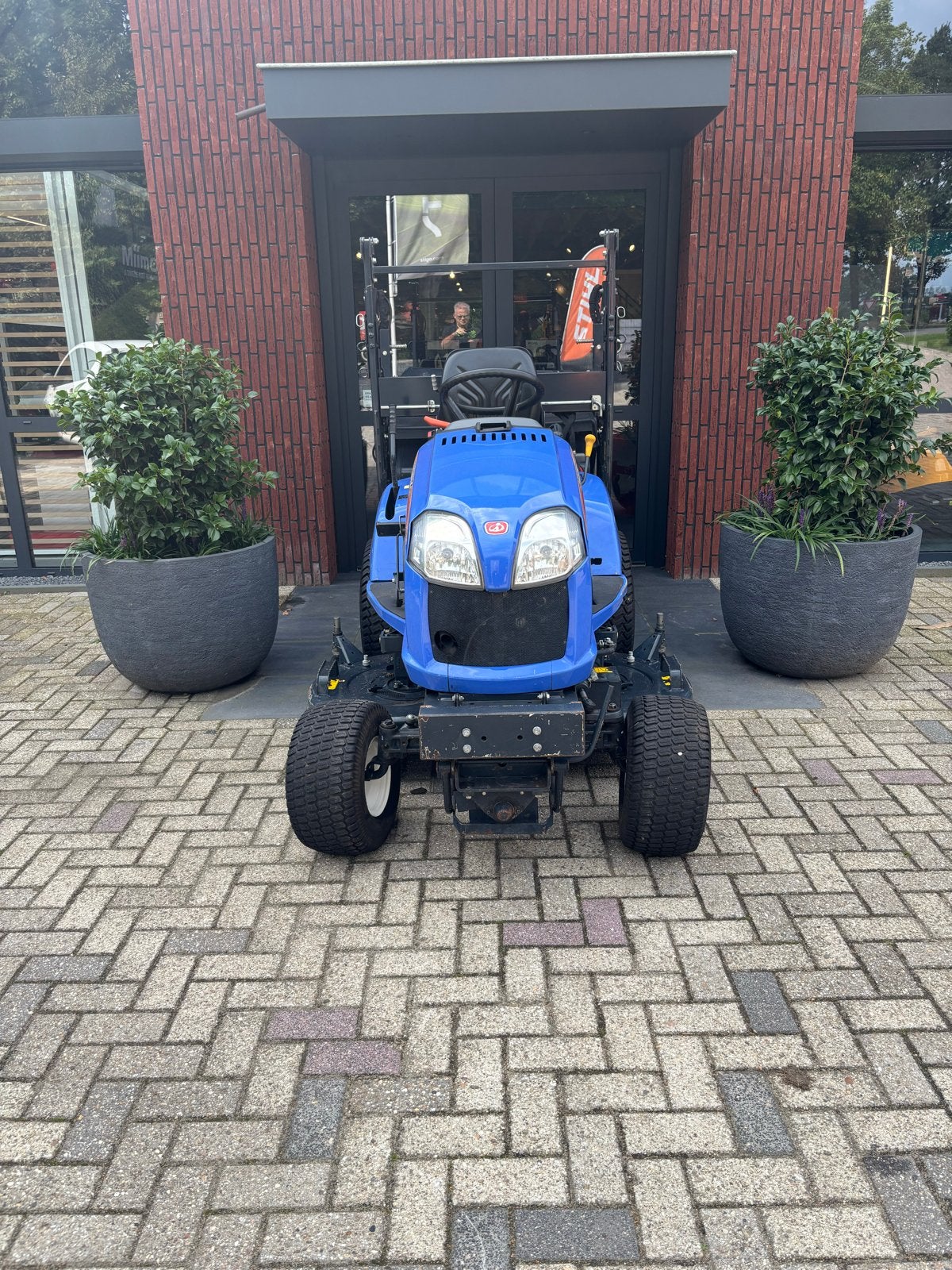 Iseki SXG326 Diesel Zitmaaier met Opvangbak, Ophalen, Cirkelmaaier, Gebruikt, Opvangbak