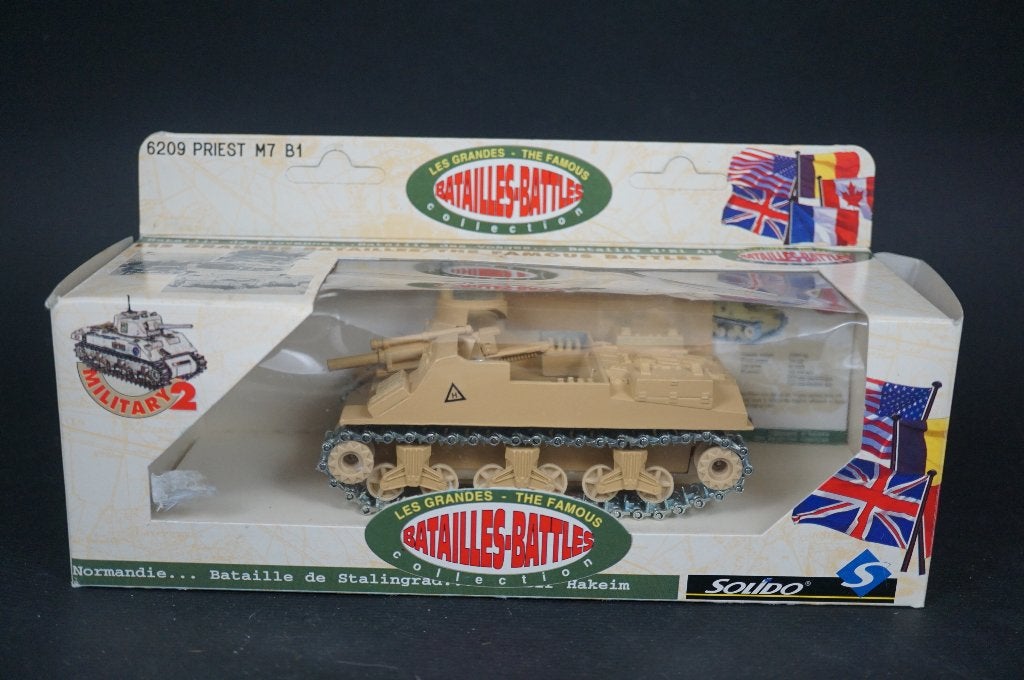 Solido M7 Priest tank - 1/50 - TOP, Ophalen of Verzenden, Zo goed als nieuw, Overige typen, Overige merken