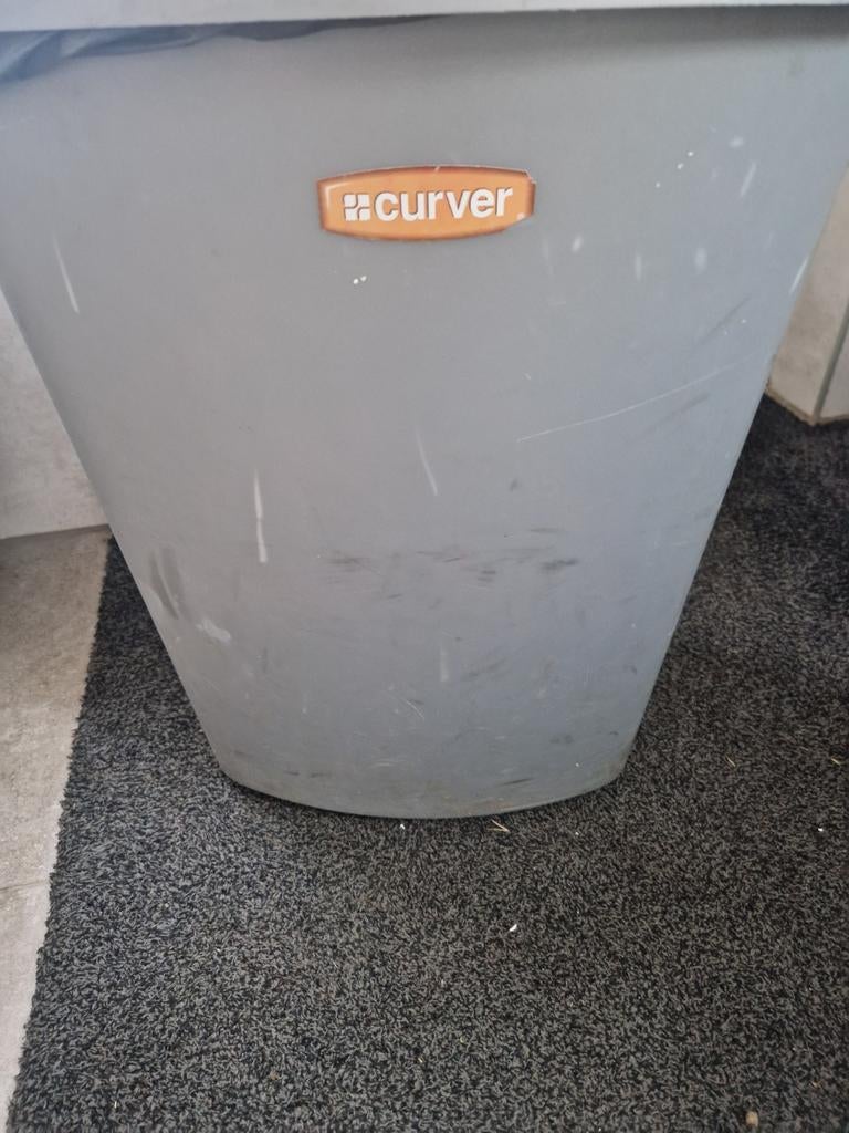 Curver Afvalbak 50 Liter - Handige Vuilnisbak, Ophalen, Kunststof, Gebruikt, 50 tot 75 cm