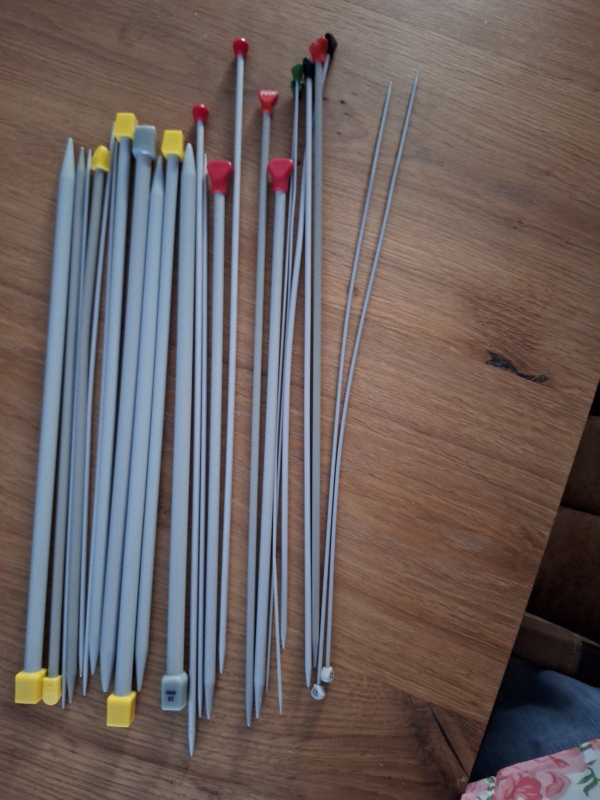 Diverse breinaalden set: maten 2.5 t/m 10 met en zonder knop, Hobby en Vrije tijd, Breien en Haken, Ophalen of Verzenden
