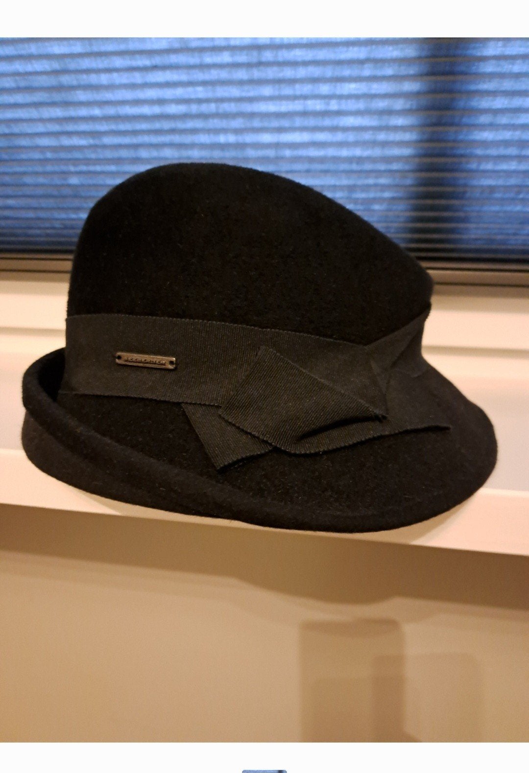 Seeberger Zwarte Vilten Hoed - Keurige Staat, Hoed, Zo goed als nieuw, Seeberger, One size fits all