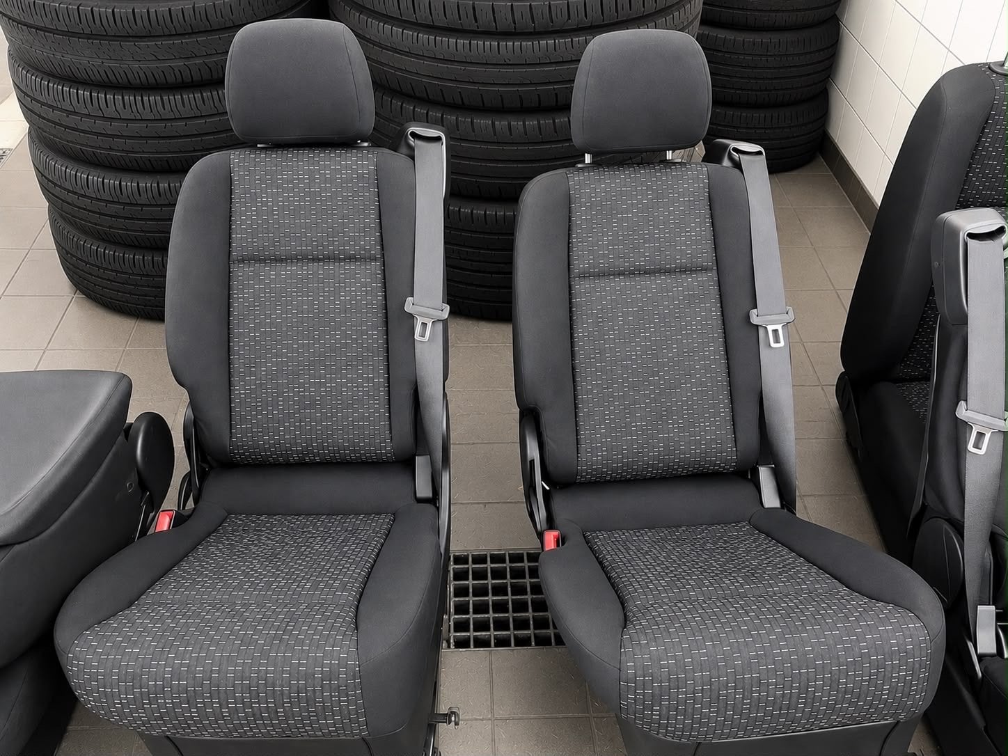 Mercedes vito 447 bijrijdersstoel met gordel(2x op voorraad), Ophalen, Gebruikt, Mercedes-Benz
